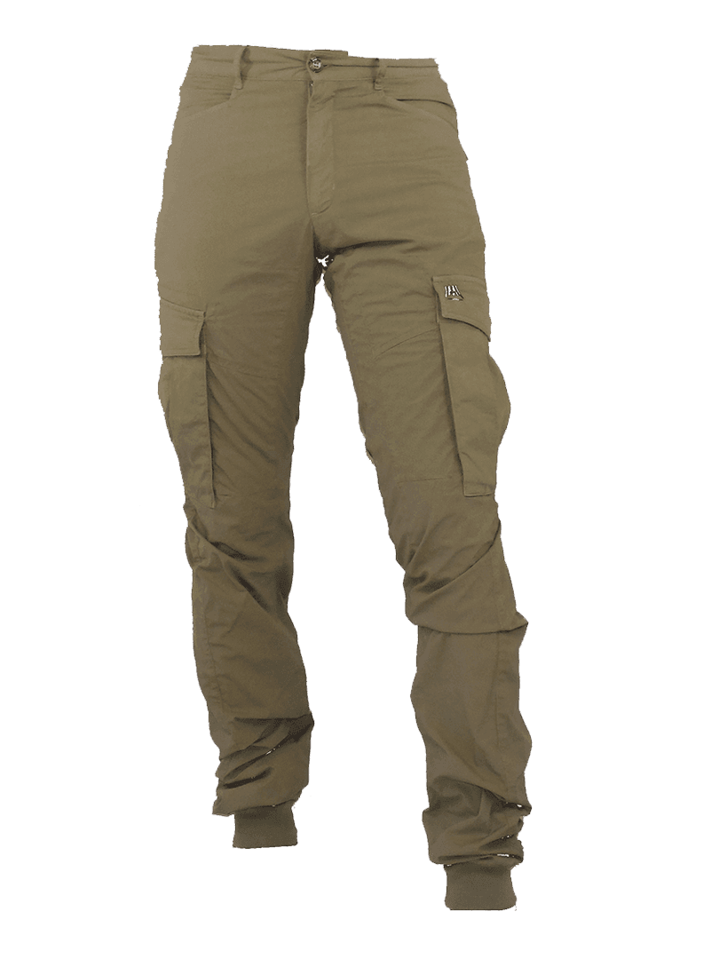 Pantaloni Cargo Tecnici Enzo Uomo, Vita Elastica, Tasche, Nero/grigio Chiaro, Taglia Regolare