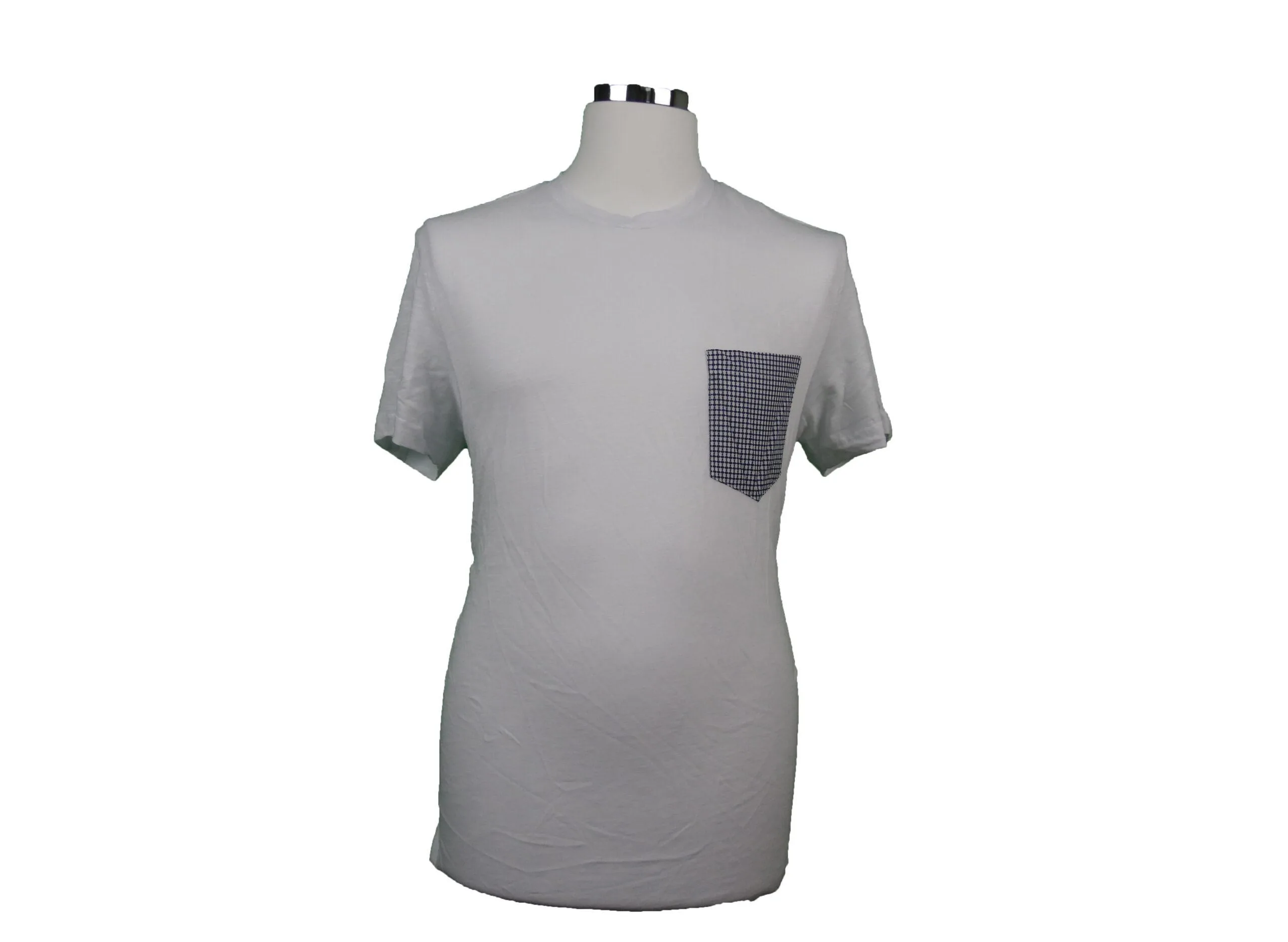 T-shirt Bianca con Taschino