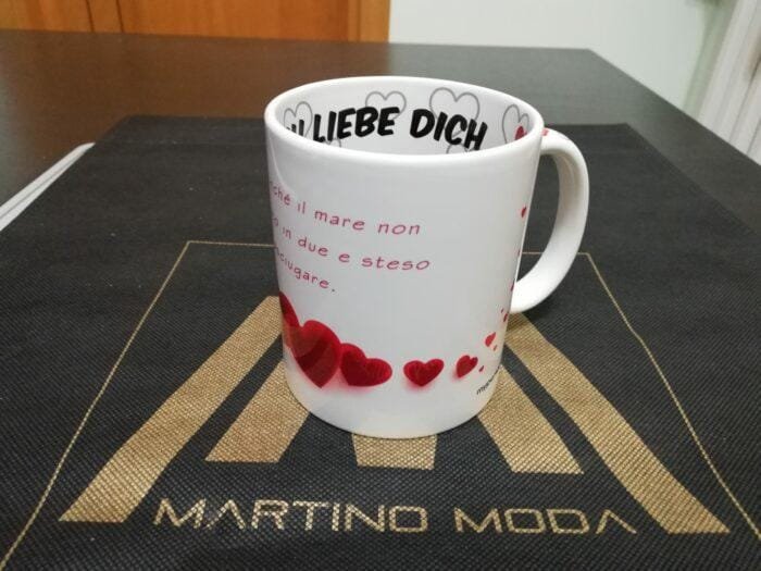 Tazza con interno stampato Love