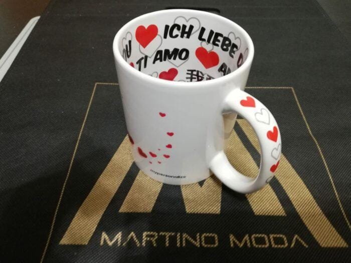Tazza con interno stampato Love - immagine 2