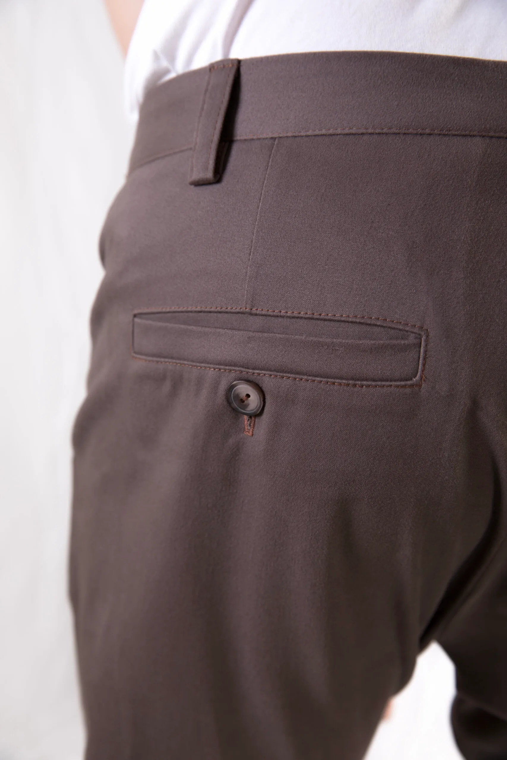 Pantalone Chinos Fango Regular - immagine 4