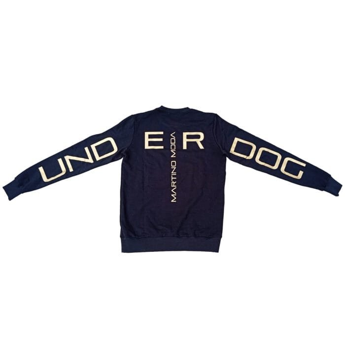 Felpa girocollo nera Underdog - immagine 3